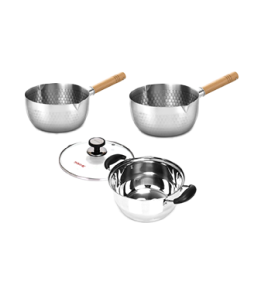 [키친아트] IH 스텐 편수냄비 2종+아티스트 양수냼비